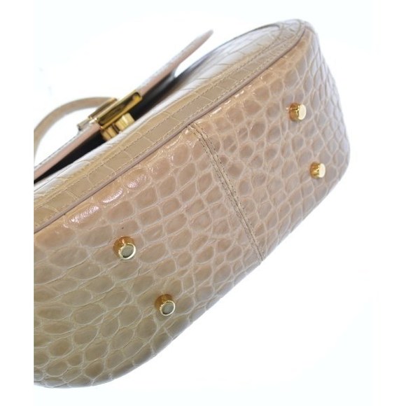 Versace Greca Goddess Top Handle Handbag Bag Beige - Picture 9 of 10